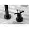 Kingston Brass Roman Tub Faucet, Oil Rubbed Bronze, Wall Mount KS8025BEX - alternate 2